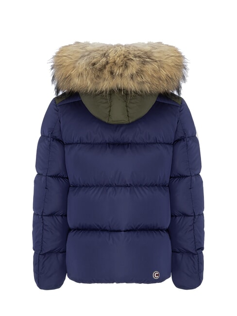 E-CONCRETE Chaqueta de plumas con capucha patrón-bush-vulcan - Chaquetas de bebé