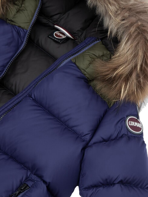 E-CONCRETE Chaqueta de plumas con capucha patrón-bush-vulcan - Chaquetas de bebé