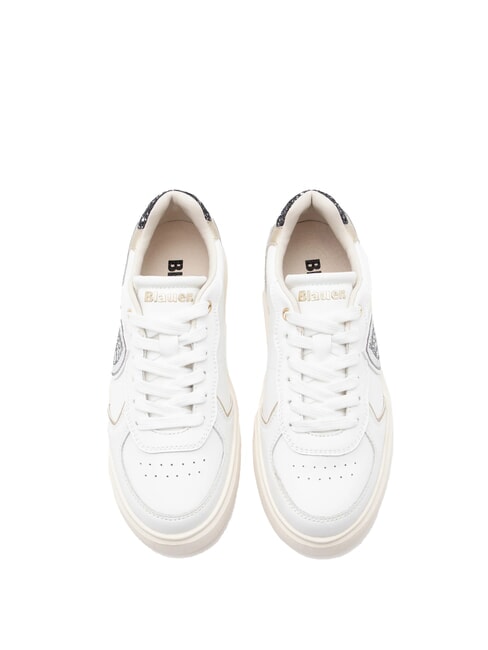 VENUS Zapatillas con purpurina blanco/negro - Zapatos Mujer