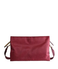 BORBONESE L'ECOLE NYLON Bolso bandolera con tres compartimentos merlot - Bolsos Mujer - 3