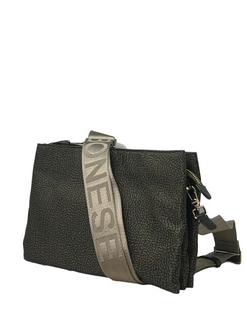 L'ECOLE NYLON Bolso bandolera con tres compartimentos laurel - Bolsos Mujer