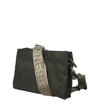 BORBONESE L'ECOLE NYLON Bolso bandolera con tres compartimentos laurel - Bolsos Mujer - 2