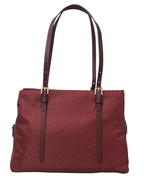 L'ECOLE NYLON Shopper de hombro, con bandolera merlot - Bolsos Mujer