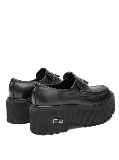 AXL 4538 Mocasines de piel con flecos negro - Zapatos Mujer