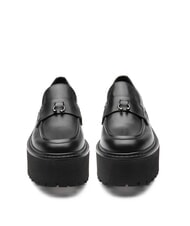 CULT AXL 4538 Mocasines de piel con flecos negro - Zapatos Mujer - 4