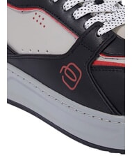 PIQUADRO URBAN  Zapatillas negro/gris/rojo - Zapatos Hombre - 3