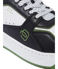 PIQUADRO URBAN  Zapatillas negro/blanco/verde - Zapatos Hombre - 3
