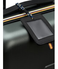 KWAY EUDOXIE LOGO Carro de equipaje de mano verde negruzco - Equipaje de mano - 4