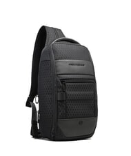 PIQUADRO HEXAGON Mochila de un solo hombro negro - Mochilas para port&aacute;til - 2