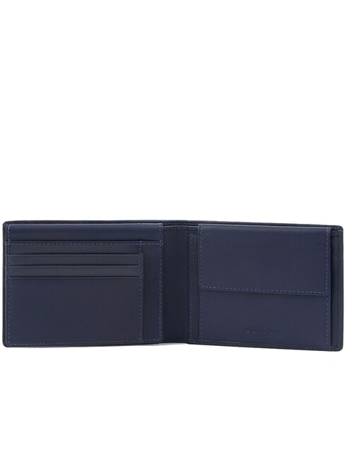 FINN Cartera mediana de piel azul - Carteras Hombre