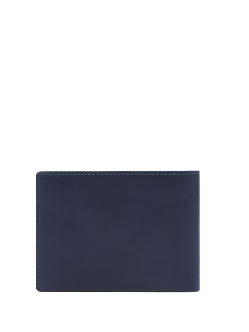 FINN Cartera mediana de piel azul - Carteras Hombre