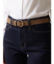 BORBONESE GRAFFITI Cinturón con tachuelas op natural / negro - Cinturones - 3