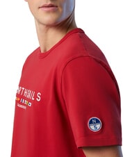 NORTH SAILS PRINT Camiseta de algodón lava roja - camiseta - 3
