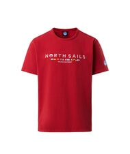 NORTH SAILS PRINT Camiseta de algodón lava roja - camiseta - 4