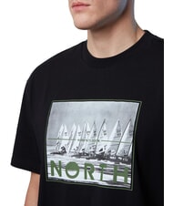 NORTH SAILS GRAPHIC Camiseta de algodón negro - camiseta - 3