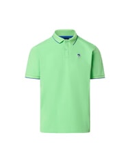 NORTH SAILS COLLAR STRIPED Polo de manga corta de algod&oacute;n verde verano - camisa polo - 4