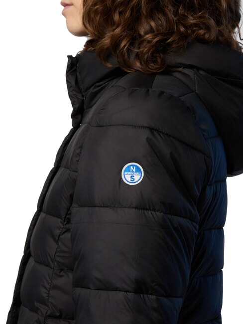 GRACE Edred&oacute;n relleno de plum&oacute;n negro - Chaquetas de plumas de mujer