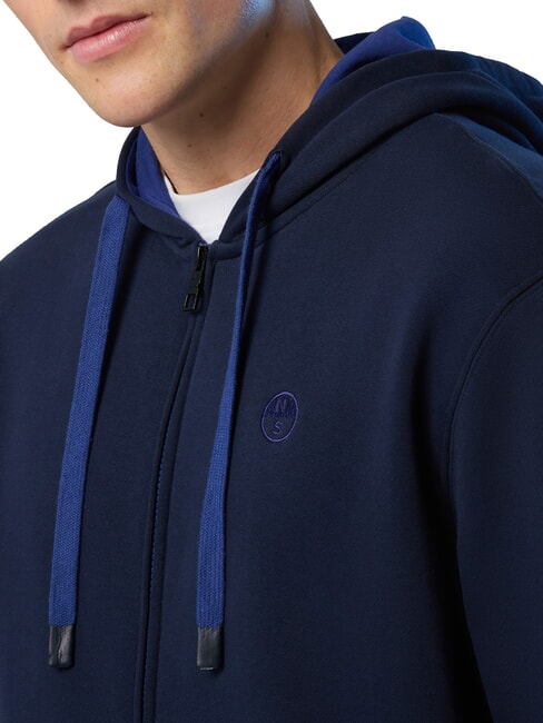 LOGO Sudadera con capucha y cremallera completa Azul marino - Sudaderas
