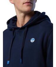 NORTH SAILS ROUND LOGO Sudadera con capucha de algod&oacute;n Azul marino - Sudaderas - 3
