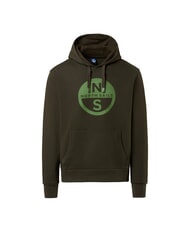 NORTH SAILS GRAPHIC Sudadera con capucha de algodón verde bosque - Sudaderas - 4