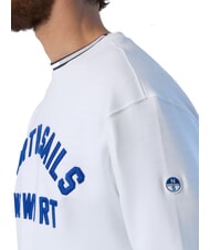 NORTH SAILS NEWPORT Sudadera de algodón blanco - Sudaderas - 3