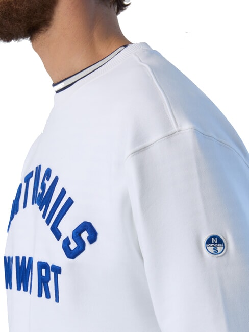 NEWPORT Sudadera de algodón blanco - Sudaderas