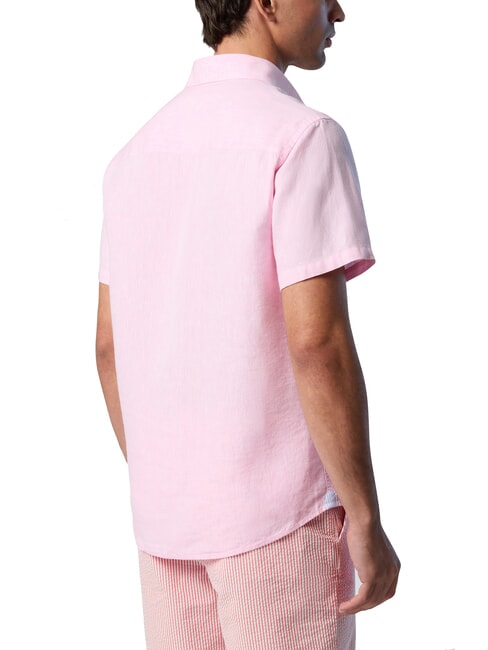N/S Camisa de lino pluma de flamenco - Camisas de hombre