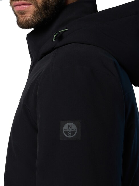 VARBERG Chaqueta con capucha negro - Chaquetas de hombre