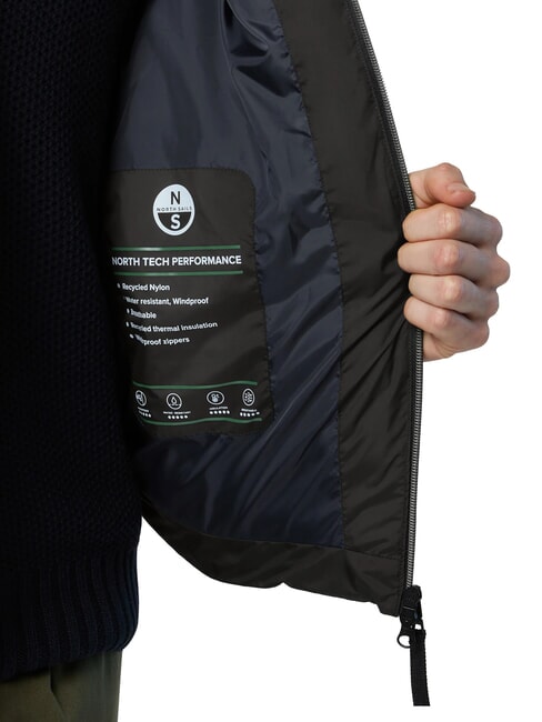 LASER PUFFER Chaqueta de plumas de longitud media verde bosque - Chaquetas de plumas para hombre