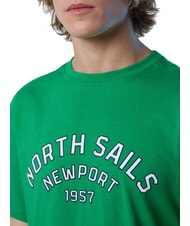NORTH SAILS NEWPORT Camiseta de algod&oacute;n con logotipo de arco abeja verde - camiseta - 3