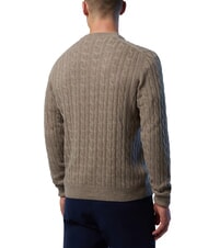 NORTH SAILS N|S Su&eacute;ter de cuello redondo de punto trenzado mezcla f&oacute;sil - Su&eacute;teres de los hombres - 2