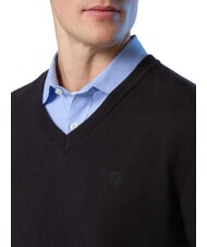 NORTH SAILS N|S Suéter de cuello en V negro - Suéteres de los hombres - 3