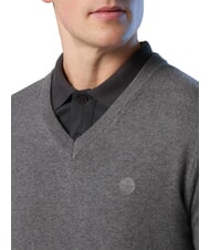 NORTH SAILS N|S Suéter de cuello en V mezcla gris medio - Suéteres de los hombres - 3