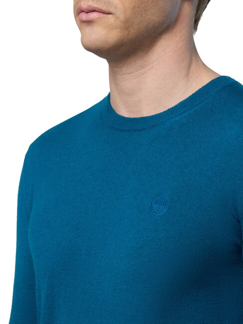 N|S Suéter de cuello redondo agua verde - Suéteres de los hombres