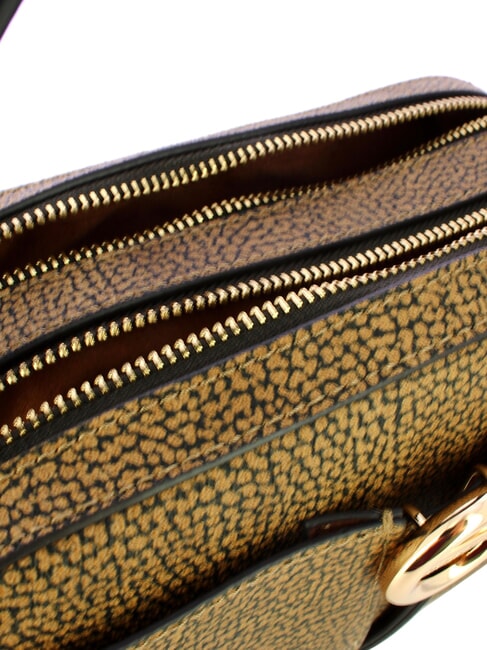 TULIP Mini bolso con bandolera op natural / negro - Bolsos Mujer