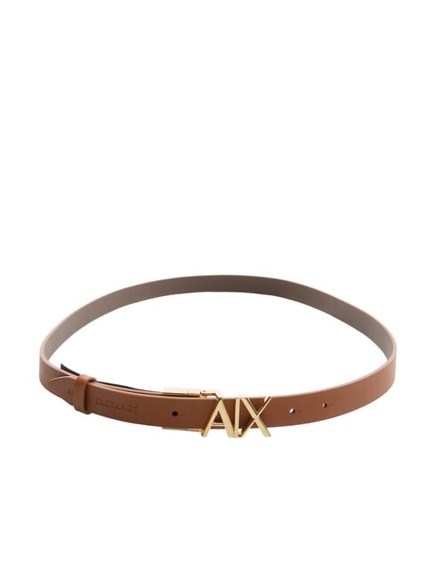 CINTURA Cinturón de cuero reversible cáscara de coco / salsa de chocolate caliente - Cinturones