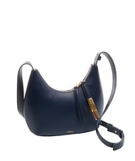 FURLA GOCCIA Bolso bandolera de piel martillada azul real - Bolsos Mujer - 2