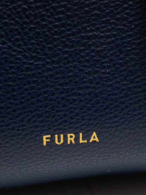 GOCCIA Bolso bandolera de piel martillada azul real - Bolsos Mujer