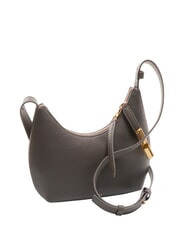 FURLA GOCCIA Bolso bandolera de piel martillada gris urbano - Bolsos Mujer - 2