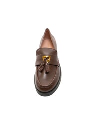 COCCINELLE BEAT SELLERIA Mocasines de piel con borla morena - Zapatos Mujer - 3