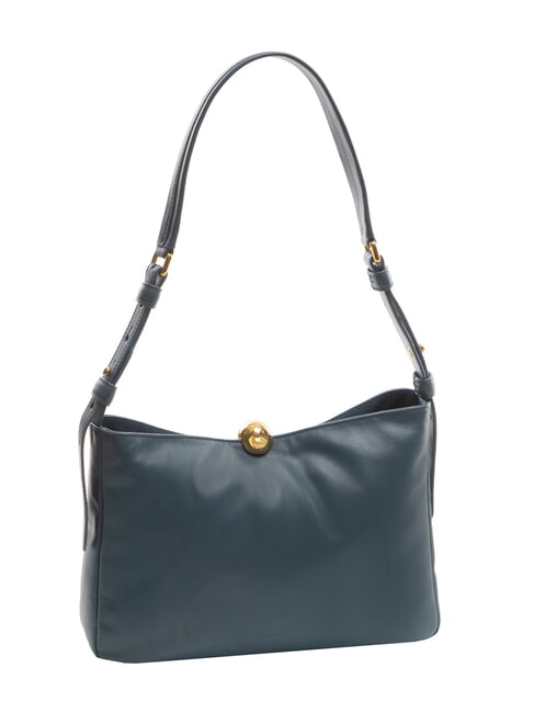 SFERA SOFT  Bolso bandolera de piel azul grisáceo - Bolsos Mujer