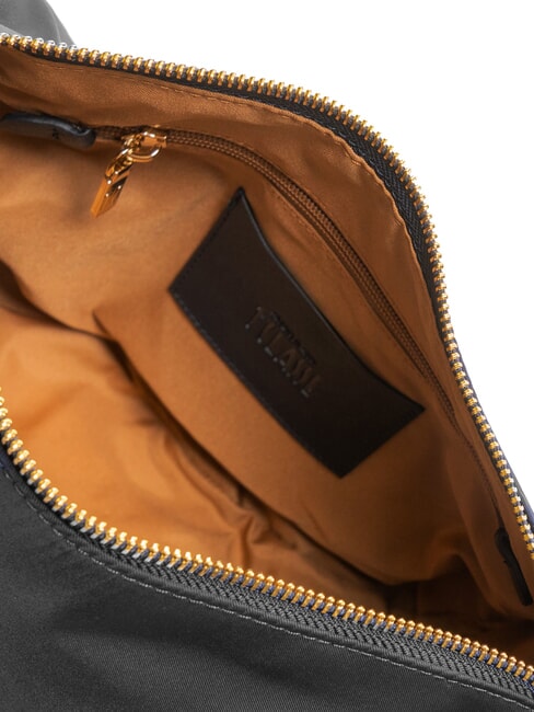 PUFFY NYLON Mini bolso de hombro en forma de media luna negro - Bolsos Mujer