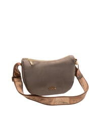 ALVIERO MARTINI PRIMA CLASSE STORMY NYLON Bolso de hombro pequeño con forma de media luna tórtola - Bolsos Mujer - 2