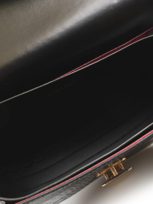 EVELYN COCCO Bolso de hombro pequeño estampado NEGRO - Bolsos Mujer