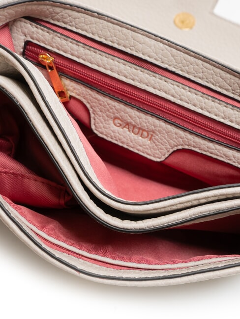 ELVIRA Bolso de hombro con tachuelas gris - Bolsos Mujer