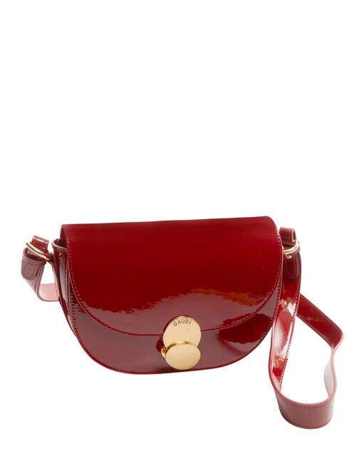 EVELYN LAK Bolso bandolera pequeño de charol ROJO - Bolsos Mujer