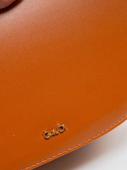 EVELYN Bolso bandolera pequeño con solapa bronceado - Bolsos Mujer