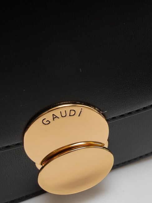 EVELYN Bolso bandolera pequeño con solapa NEGRO - Bolsos Mujer