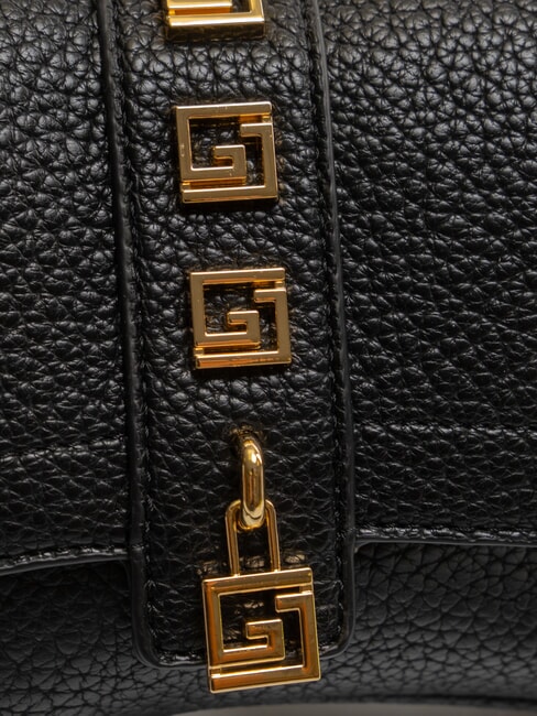 ELVIRA Bolso de hombro con tachuelas NEGRO - Bolsos Mujer