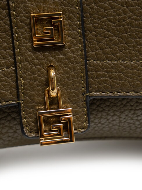 ELVIRA Bolso de hombro con tachuelas MILITAR - Bolsos Mujer